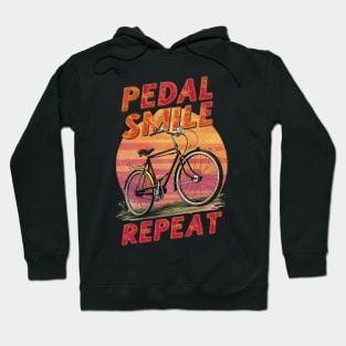 Pedal, Smile, Repeat - Bike Month Hoodie